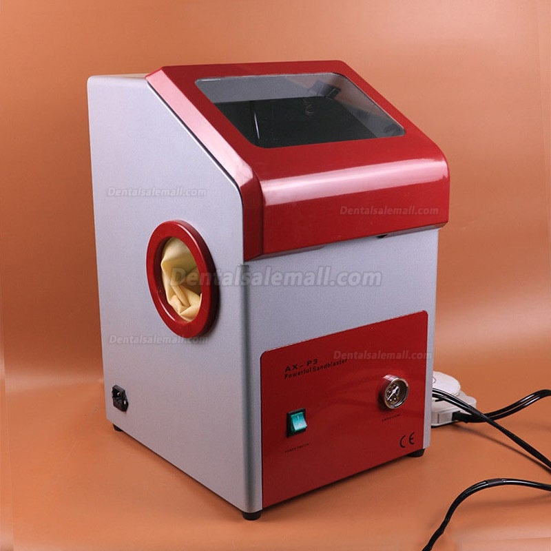 Dental Lab Recyclable Sandblaster Machine Lab Equipment Dust Free AX-P3